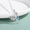 ONEFINITY Chicken Necklace 925 Sterling Silver Rooster Pendant Chicken Jewelry