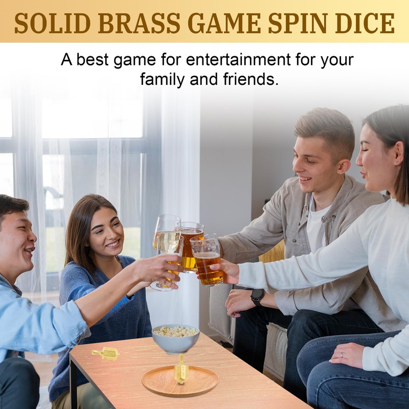 AFZZ Put and Take Spinner Game - Solid Brass Game