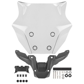 Motorcycle Windshield Deflector Large Double Bubble Windscreen Fit for MT-09 MT09 SP 2024 2025 Wind Shield Screen Visor Flyscreen, Transparent