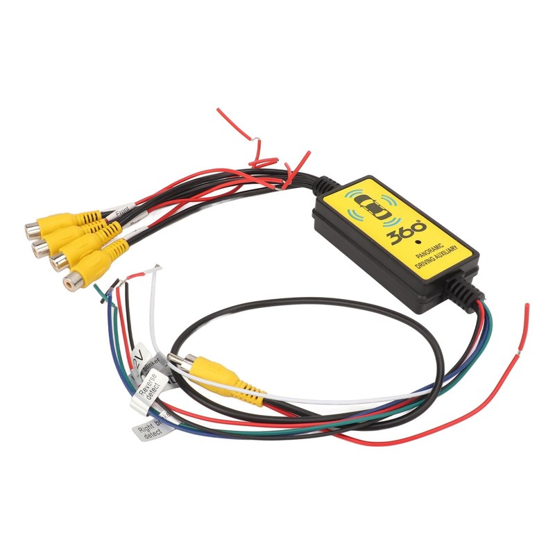 Car Rear View Camera Splitter Switch 4 Input 1 Output