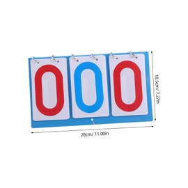 KOMBIUDA Competition Scoreboard Flipper Display Score Keeper for Tennis Basketball and Soccer Durable Easy to Clean Hangable Design for Outdoor Sports