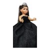 Muñeca Quinceañera Xv 15 Modelo 4 Lacio Negro