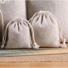 Dust bag linen drawstring pouch 20x30cm / 더스트백 린넨 스트링 복조리 복주머니 20x30cm