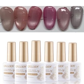 gel nail polish set pink