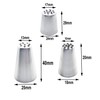 Markeny 5 Pcs Rose Piping Tips, 3Pcs Grass Cream Tips