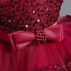 Miipat Baby Girl Pageant Dress Sequins Princess Dress Toddler Flower
