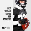 Basic Black Sticky Football Receiver Gloves
