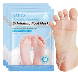 AARUX Foot Peel Mask Moisturizing Foot Hydration Socks for dry and rough feet Peeling Mask for Cracked Feet, Dead Skin Remover, Rough Heel Repair, Lavender Exfoliant Foot Crack Socks (1 Pairs)