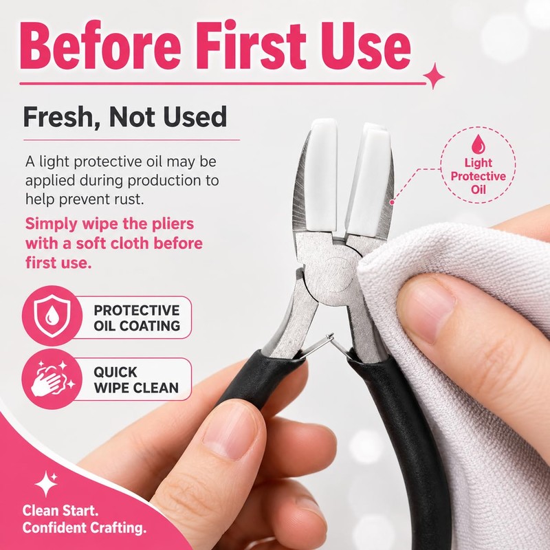 Nylon Jaw Pliers for Jewelry Making, Soft Jaw Pliers for