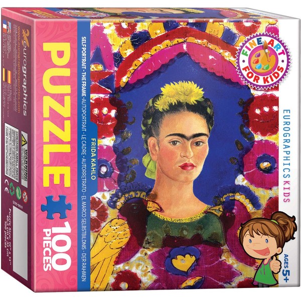 EuroGraphics Self Portrait The Frame - Frida Kahlo 100-Piece Puzzle