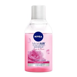 NIVEA Agua Micelar Desmaquillante Agua de Rosas (400 ml), Remueve Maquillaje a Prueba de Agua, Tonifica, Purifica, Limpia y Refresca la piel sin secarla, ideal para Todo tipo de Piel