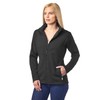 Landway Ladies Flash 2-Layer ProFleece Soft Shell Jacket, Black, S