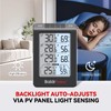 BaldrTherm Solar Outdoor Thermometer, Wireless Temperature & Humidity Monitor with