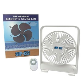 SAILPAK Ship-EEZ Cruise Ship Approved Fan, Magnetically Hangs from Stateroom Ceilings and Walls, The Original Cruise Fan
