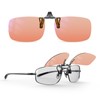 Goiteia FL-Rose - Occhiali con clip per emicrania, con clip,