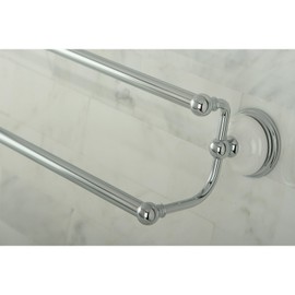 Kingston Brass BA1113C Victorian Dual Towel Bar, 24-Inch, Polished Chrome