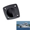 hobbyhub 4pcs Marine Flush Pull Door Handle, Black Nylon Square