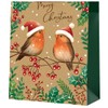 Second Ave 10 Pack of Brown Kraft Paper Christmas Xmas
