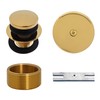 Westbrass Tip Toe Universal Tub Trim with One-Hole Faceplate, Polished