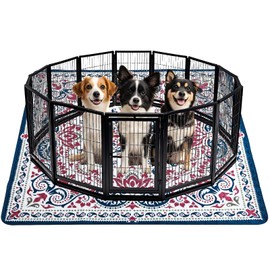 Mozin Washable Pee Pads for Dogs, 1 Pack Super Absorbent Reusable Puppy Pads Waterproof, Leak-Proof & Non-Slip Whelping Pad for Potty Training, Playpens, Crates, Floors, Beds, and Couches 72"x72"