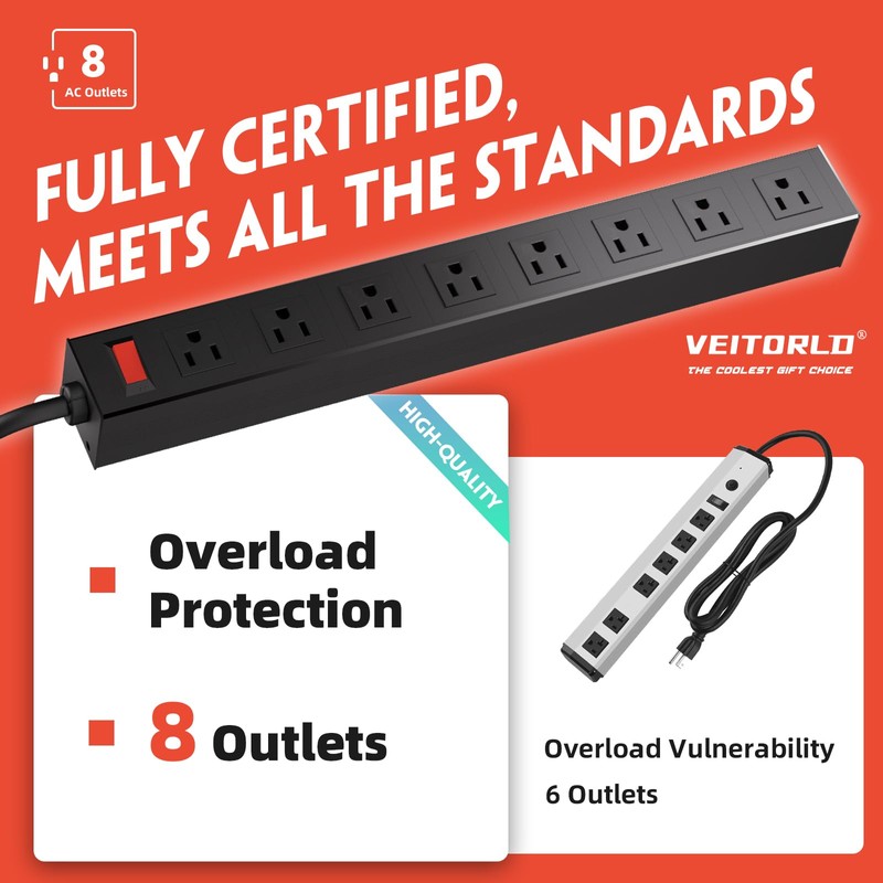 Veitorld Power Tool Organizer with Charging Station, Heavy Duty Modular
