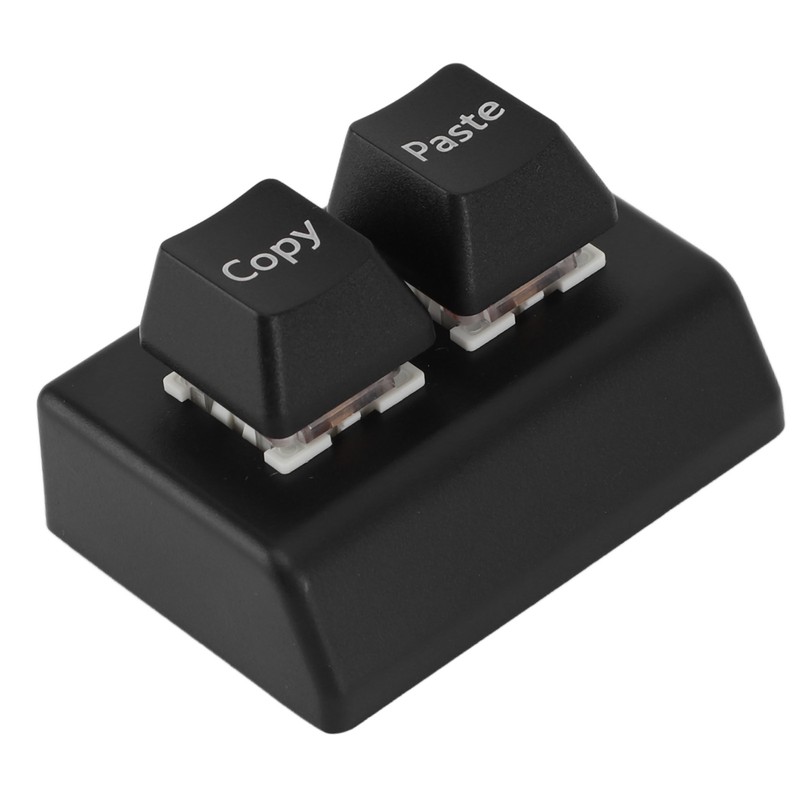 Programmable Keypad 2 Keys Copy Paste Red Switch USB C