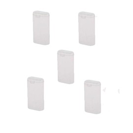 KOOBOOK 5Pcs 18650 Battery Storage Box Plastic Battery Holder Case Waterproof for 2pcs 18650 Batteries