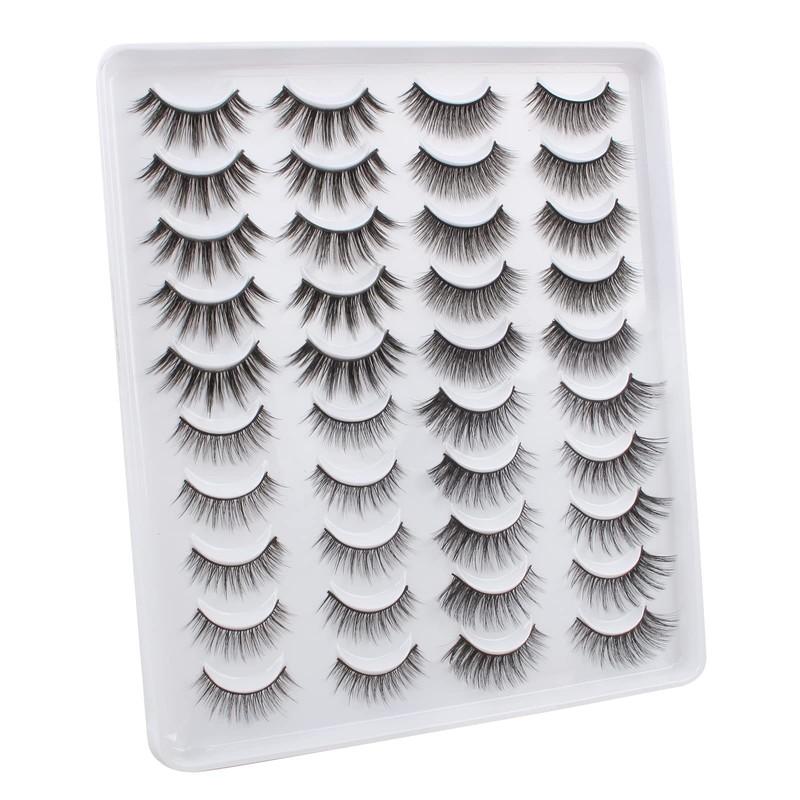 Oreola 3D False Eyelashes Natural Look Artificial Eyelashes, Lightweight, Reusable,