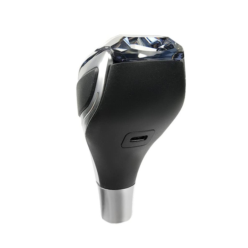Sakali Diamond-Cut Crystal Car Gear Shift Knob Touch Activated LED