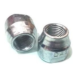 AARNAV Bike Cycle Bicycle Axle Rear Hub Cone or Thread Washer | Wheel Axle Cone for 3/8" Spindle | Rear Axle Hub Cone Nut for Bicycle Front/Rear Axle Nuts and Hub Silver or Black Colour (Silver)