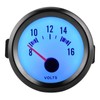 2in Pointer Voltage Gauge 8‑16V Measurement Range High Accuracy Blue