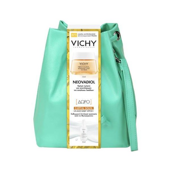 Vichy Spring Pouch Neovadiol Peri-Menopause Light Cream, 50ml & FREE