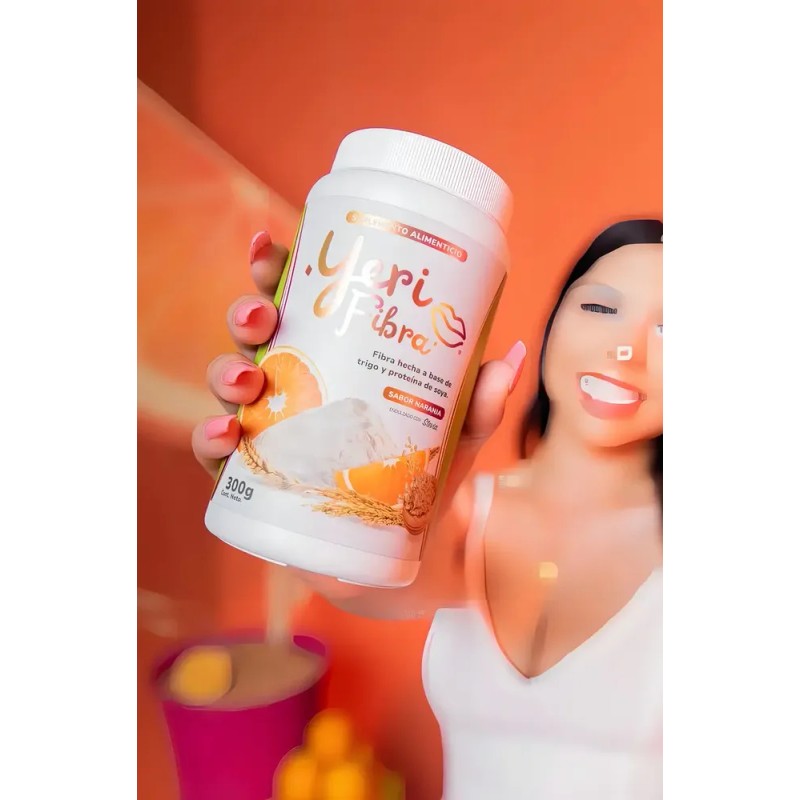 Yeri Fibra 300 Grs Naranja Y Frutos Rojos