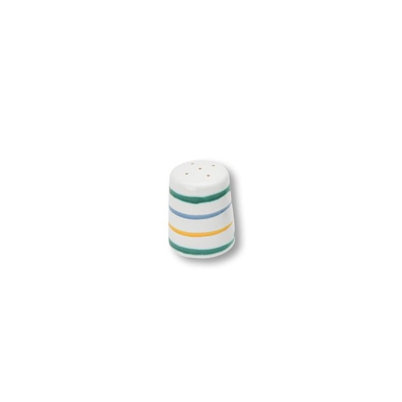 GMUNDNER KERAMIK Salt Shaker Smooth Diameter 4.8 cm Colourful Flamed