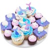 12pk, Seashells and Starfish Sugar Decorations for Cupcakes and Cakes