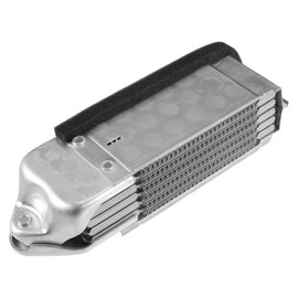 VekAuto Engine Oil Cooler Compatible for Volkswagen Beetle Campmobile Karmann Ghia Super Beetle, Durable Aluminum Alloy Silver Tone Transmission Oil Cooler