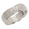 [BreezyIsland] Hawaiian Jewelry Ring Kuuipo BK Scroll Silver 925, Sterling