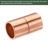 YOKIVE 5 Pcs Copper Pipe Coupling, Straight Connecting Adapters Joint