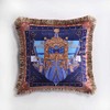 VenusL Tassels Double-Sided Velvet Decorative Throw Pillow Covers,Luxury Medieval European