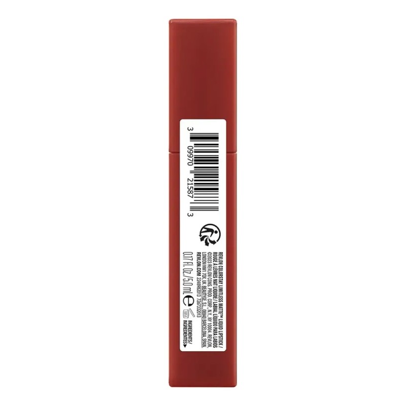 Labial Colorstay Limitless Matte Tono 013 Real deal Mate Revlon