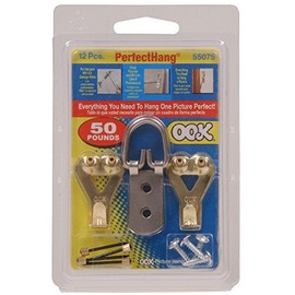 OOK Brass Picture Hanging Kit 50 lb Capacity 535642