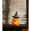Bethany Lowe Designs Pumpkin Witch Luminary 6.25" TF4247