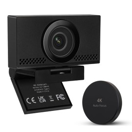 MEGREZ MEGREZ 4K Webcam with Microphone & Privacy Cover, Webcam for PC, Adjustable FOV Computer Web Camera, Ultra HD USB Camera for Streaming Video Call Conference and Online Lessons