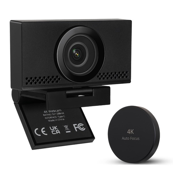 MEGREZ MEGREZ 4K Webcam with Microphone & Privacy Cover, Webcam