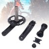Kids Cycle Crankset, 34T Aluminum Alloy Cycle Chainring Crank Arm