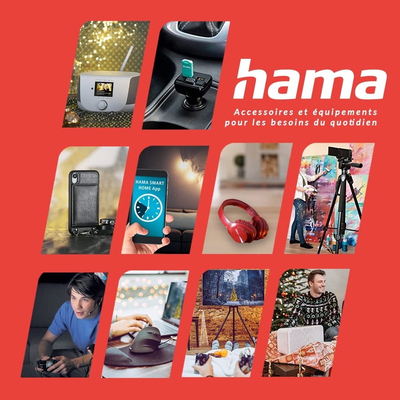 Hama Steckdosenleiste 5-fach, 2x USB C, mit Schalter, 1,4m (Steckdosenleiste
