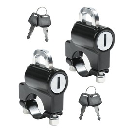 bylikeho 2Pcs Motorcycle Helmet Lock,Motorcycle Helmet Accessories Car Accessories Universal Helmet Lock Anti Theft,Helmet Security Lock with Keys,Helmet Locks for 22-28mm