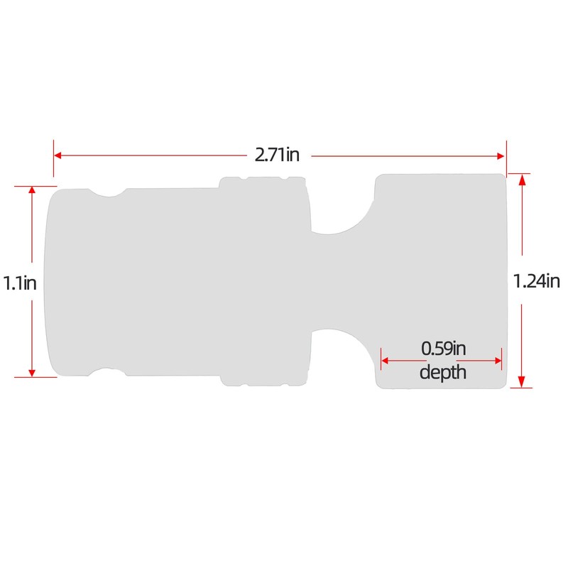 1/2" Drive Swivel Sleeve 22mm, Shallow Universal Impact Sleeve, SAE