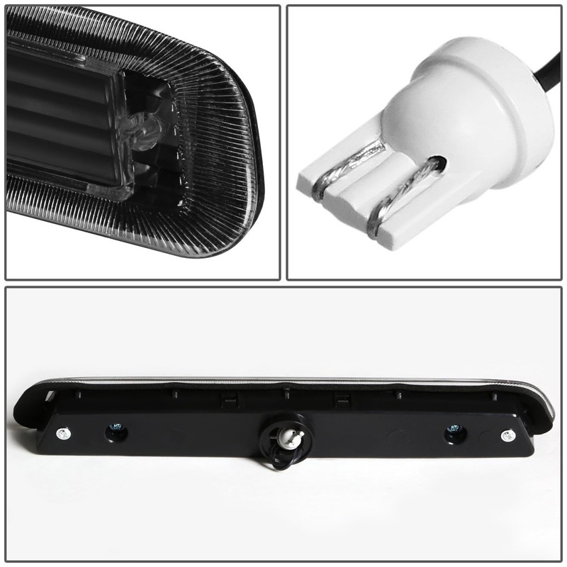 DNA MOTORING 3BL-4RUNNER03-LED-BK Black Housing LED Third Tail Brake Light