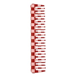 Denman D29 Deluxe Detangle Checked Print Comb